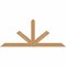 Ekena Millwork Saratoga Timber Gable Bracket, Western Red Cedar, 60"W x 25"H x 1 1/2"D x 3 1/2"F, 10/12 Pitch GBW060X25X0204SAR00SWR - alternate 1